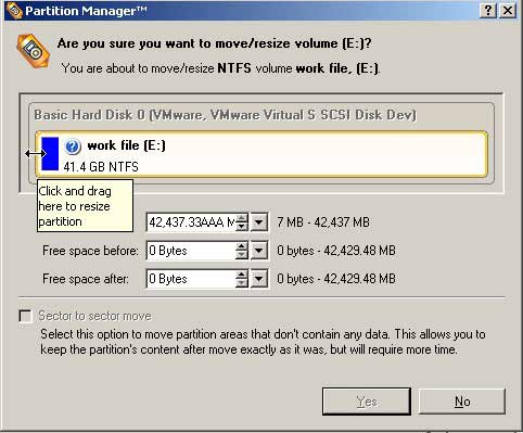 paragon partition manager to shrink