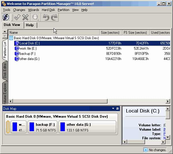 paragon partition manager to shrink